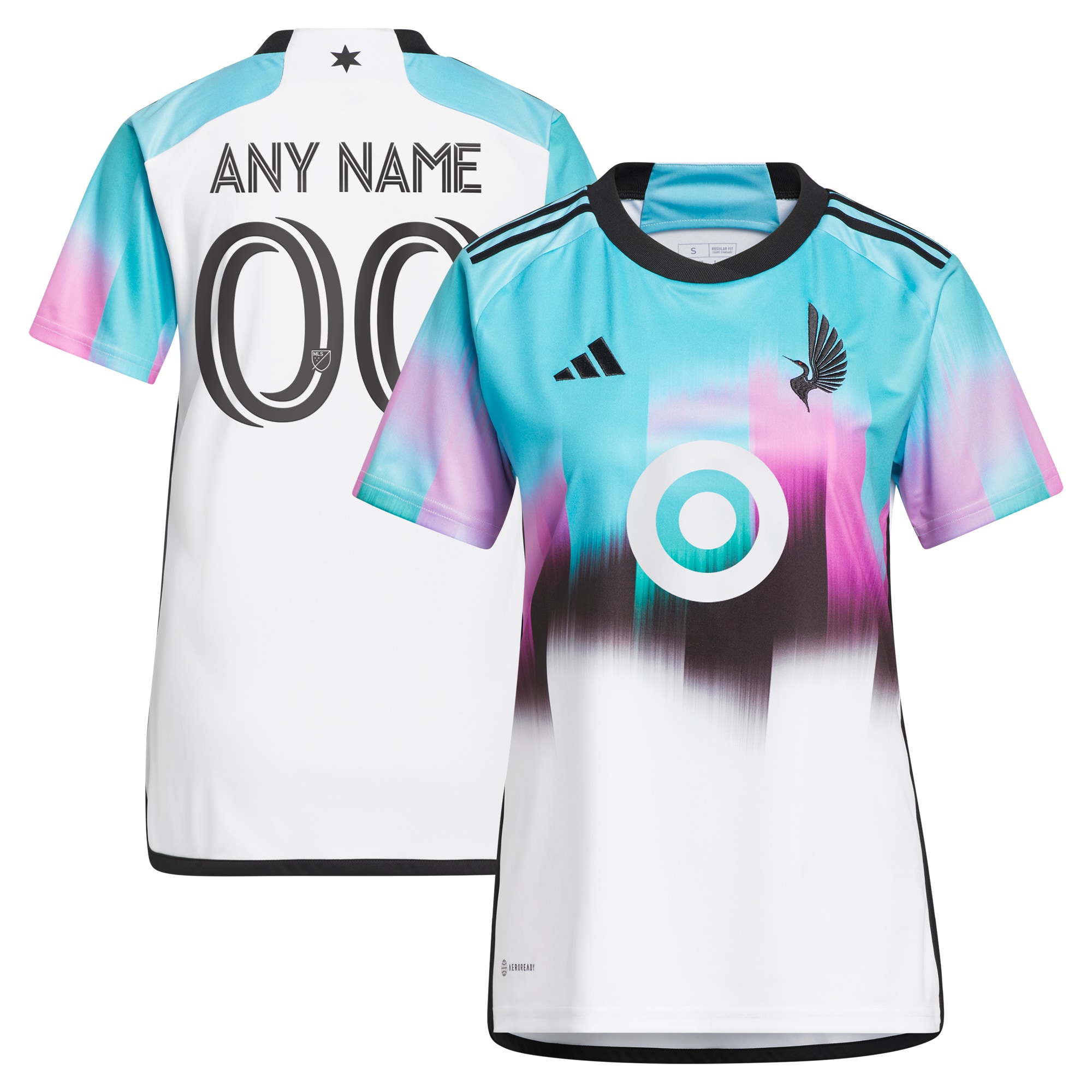 women8217s minnesota united fc adidas white 2023 the northern lights kit replica custom jersey | San Jose Earthquakes Hats, Jerseys & MLS Apparel