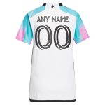 women8217s minnesota united fc adidas white 2023 the northern lights kit replica custom jersey | San Jose Earthquakes Hats, Jerseys & MLS Apparel