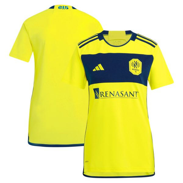 women8217s nashville sc adidas yellow 2024 the 615 kit replica jersey | San Jose Earthquakes Hats, Jerseys & MLS Apparel