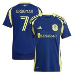 women8217s nashville sc gastón brugman adidas navy 2025 the heart of nashville kit replica player jersey | San Jose Earthquakes Hats, Jerseys & MLS Apparel