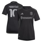women8217s nashville sc hany mukhtar adidas black 2023 man in black kit replica player jersey | San Jose Earthquakes Hats, Jerseys & MLS Apparel