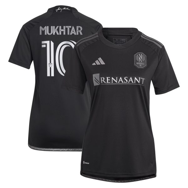 women8217s nashville sc hany mukhtar adidas black 2023 man in black kit replica player jersey | San Jose Earthquakes Hats, Jerseys & MLS Apparel