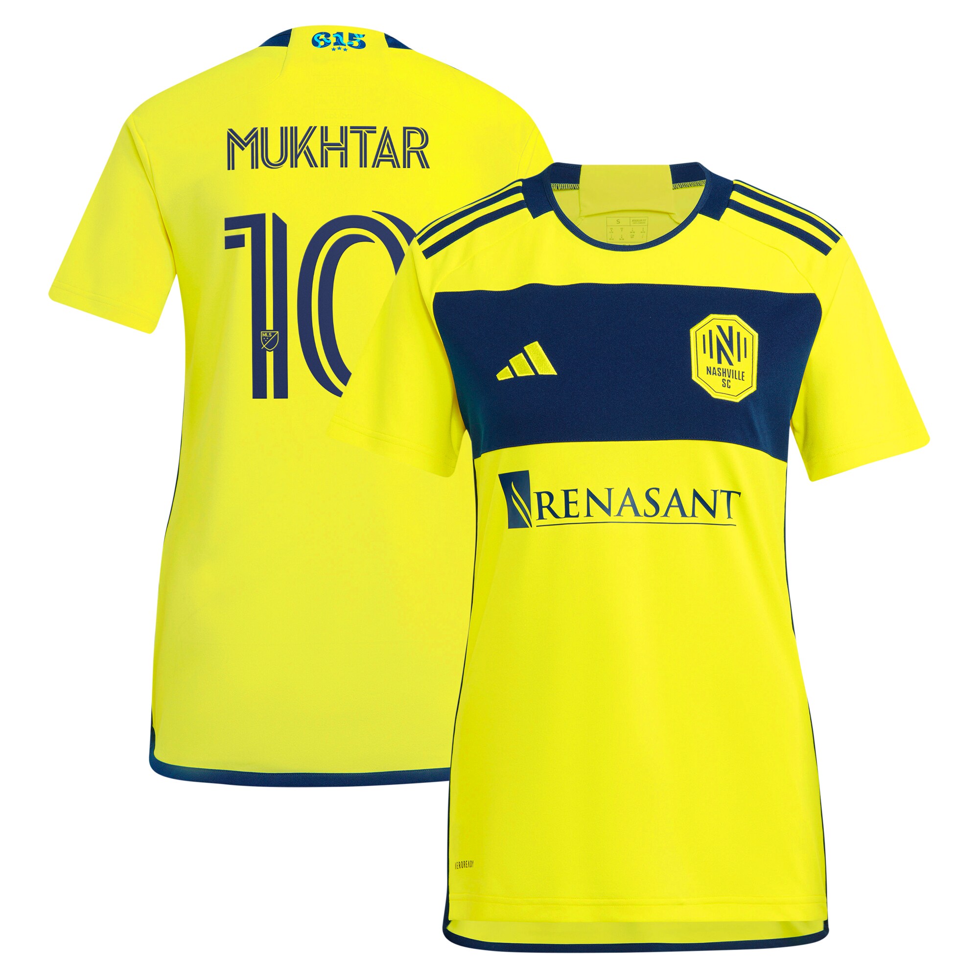 women8217s nashville sc hany mukhtar adidas yellow 2024 the 615 kit replica player jersey | San Jose Earthquakes Hats, Jerseys & MLS Apparel