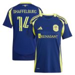 women8217s nashville sc jacob shaffelburg adidas navy 2025 the heart of nashville kit replica player jersey | San Jose Earthquakes Hats, Jerseys & MLS Apparel