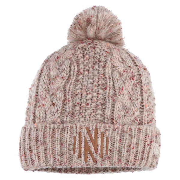 women8217s nashville sc new era tan cuffed knit hat with pom | San Jose Earthquakes Hats, Jerseys & MLS Apparel