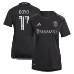 women8217s nashville sc tyler boyd adidas black 2024 man in black kit replica player jersey | San Jose Earthquakes Hats, Jerseys & MLS Apparel