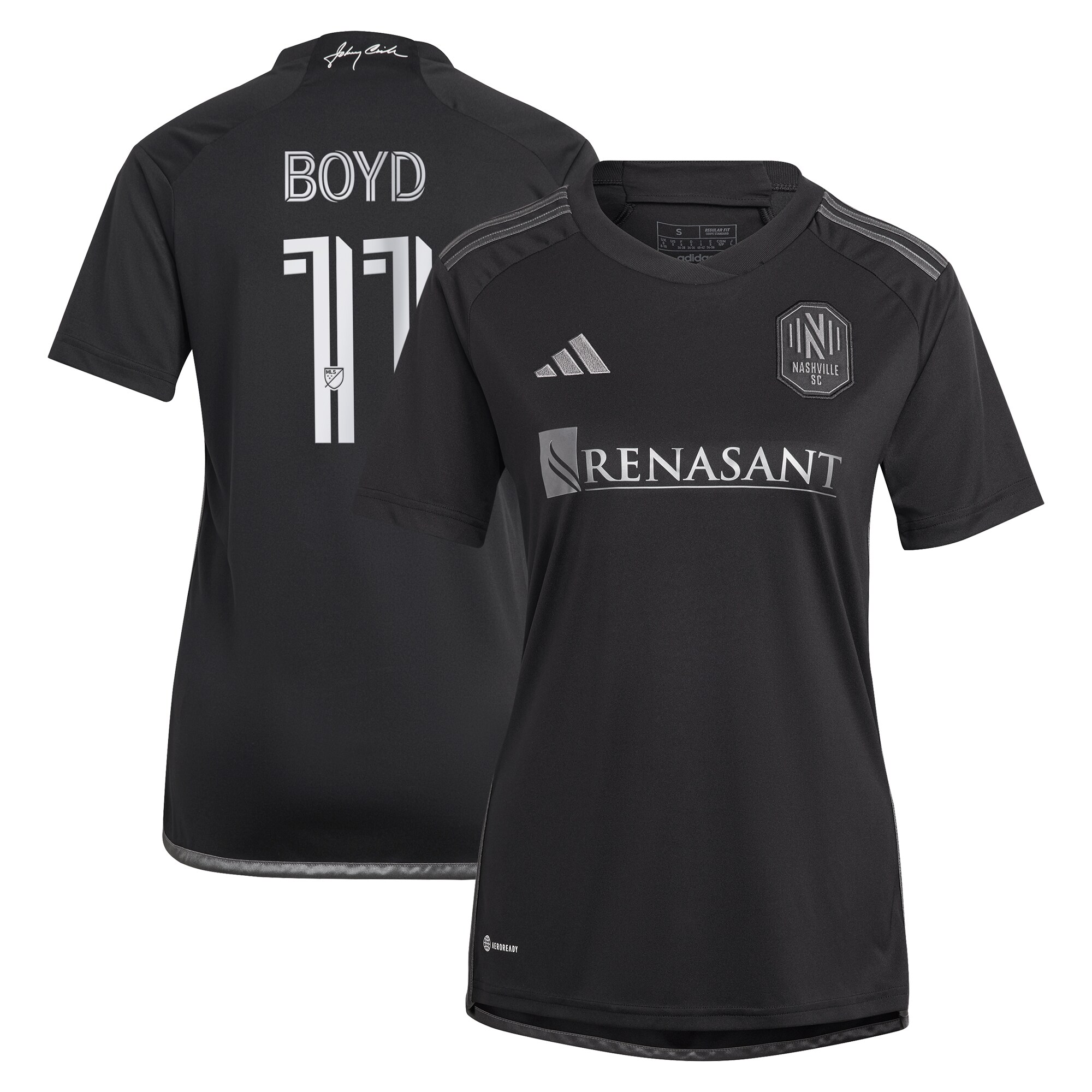 women8217s nashville sc tyler boyd adidas black 2024 man in black kit replica player jersey | San Jose Earthquakes Hats, Jerseys & MLS Apparel
