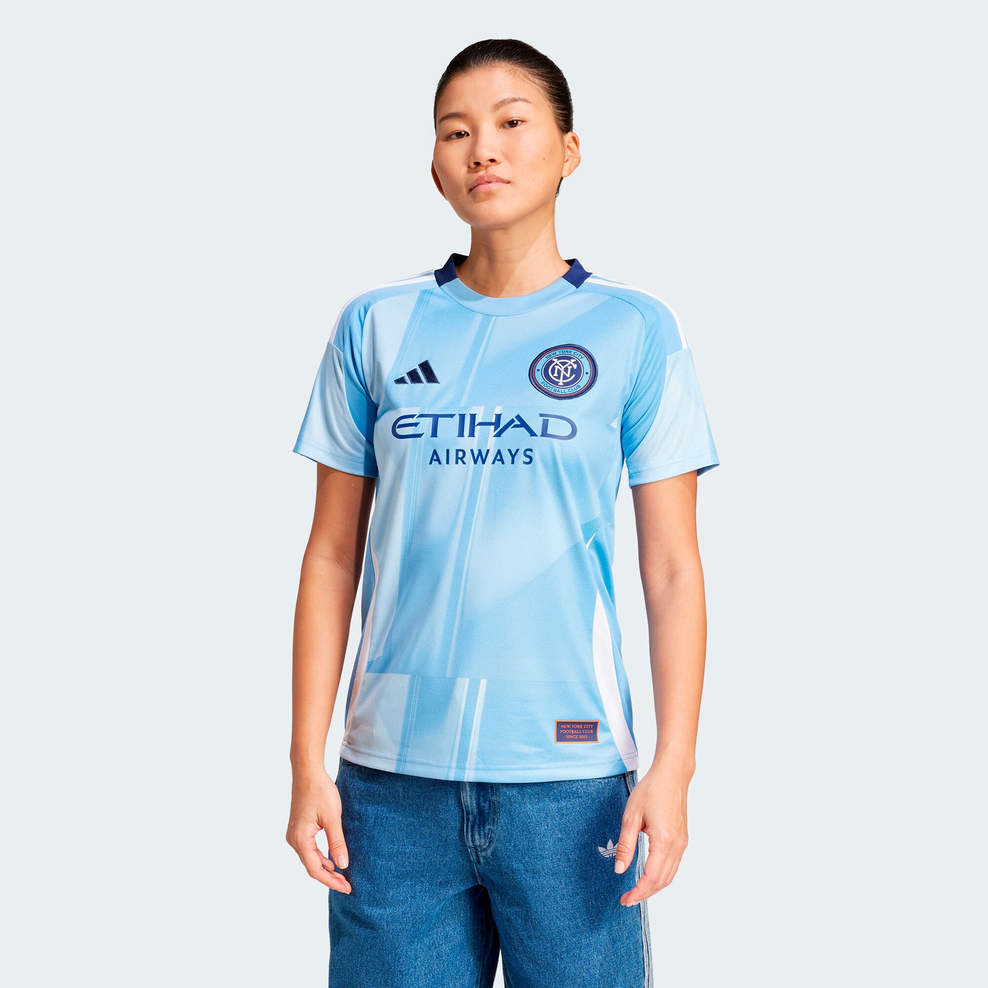 women8217s new york city fc adidas light blue 2025 the excelsior kit replica jersey | San Jose Earthquakes Hats, Jerseys & MLS Apparel