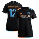 women8217s new york city fc strahinja tanasijevic adidas black 2024 247 kit replica player jersey | San Jose Earthquakes Hats, Jerseys & MLS Apparel