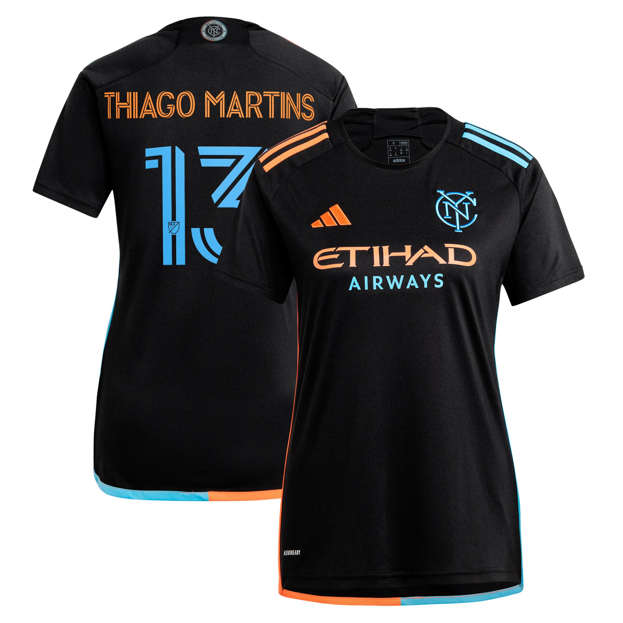 women8217s new york city fc thiago martins adidas black 2024 247 kit replica player jersey | San Jose Earthquakes Hats, Jerseys & MLS Apparel