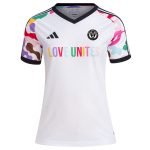 women8217s philadelphia union adidas white 2023 pride pre-match top | San Jose Earthquakes Hats, Jerseys & MLS Apparel