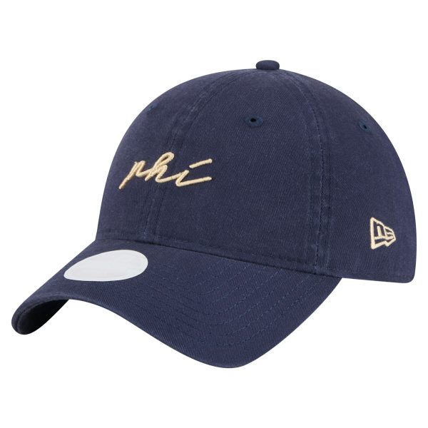 women8217s philadelphia union new era navy script 9twenty adjustable hat | San Jose Earthquakes Hats, Jerseys & MLS Apparel