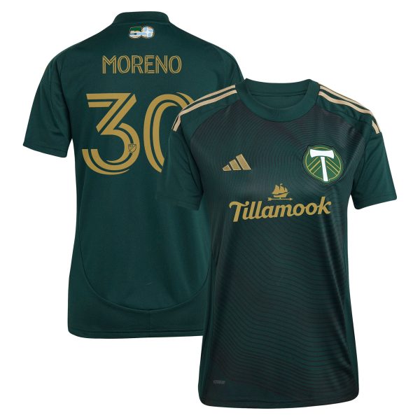 women8217s portland timbers santiago moreno adidas green 2025 forever green amp gold replica player jersey | San Jose Earthquakes Hats, Jerseys & MLS Apparel