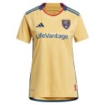 women8217s real salt lake jefferson savarino adidas gold 2023 the beehive state kit replica player jersey | San Jose Earthquakes Hats, Jerseys & MLS Apparel