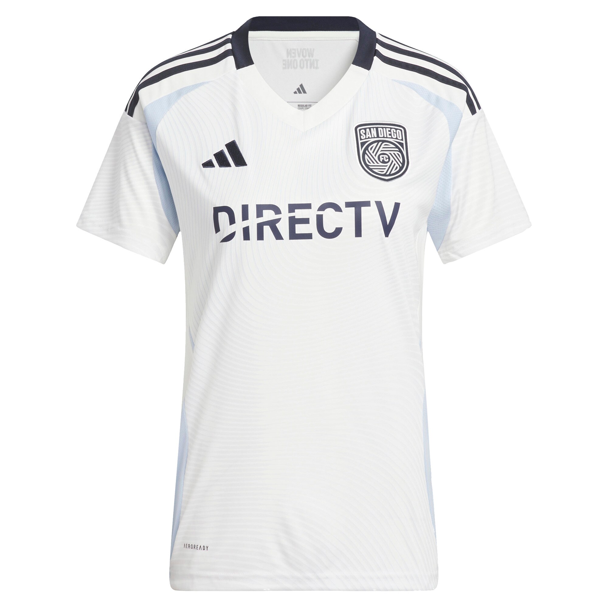 women8217s san diego fc adidas white 2025 woven into one replica custom jersey | San Jose Earthquakes Hats, Jerseys & MLS Apparel