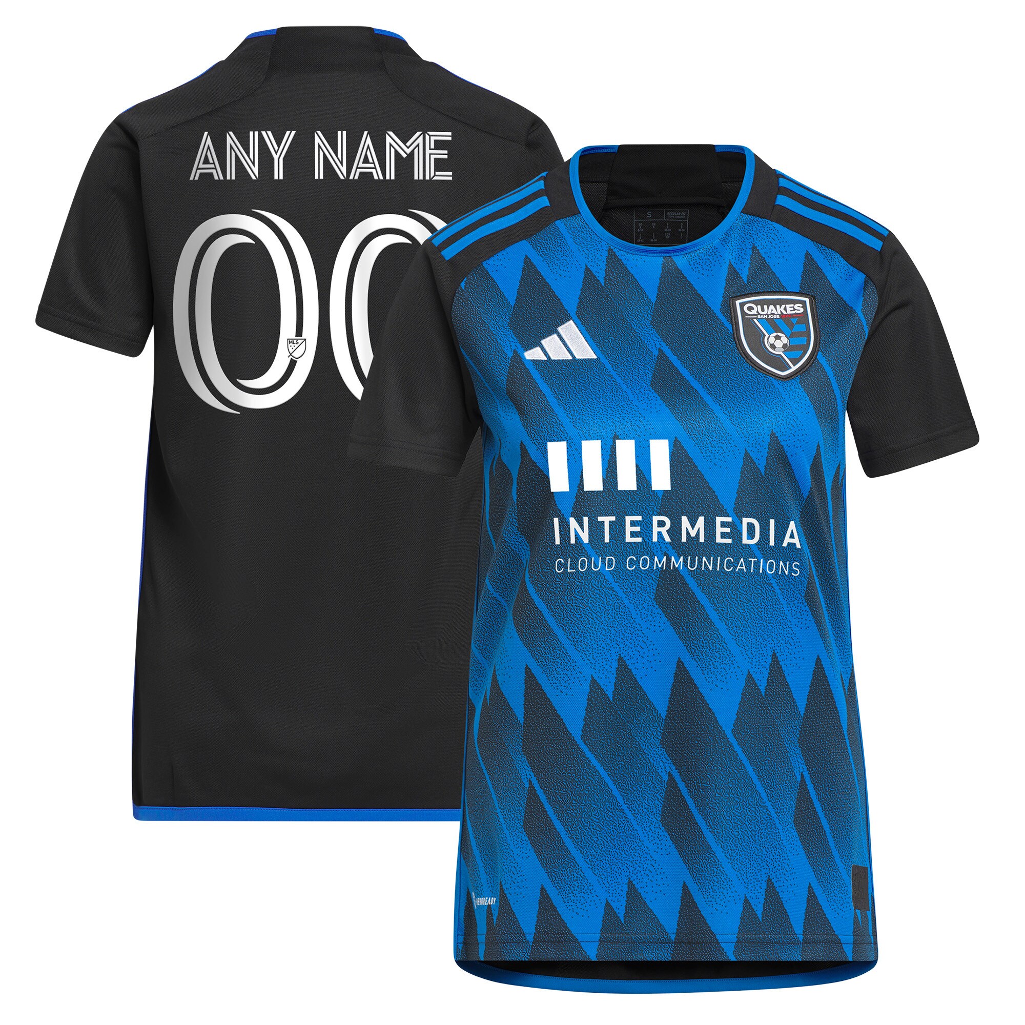 women8217s san jose earthquakes adidas blue 2023 active fault jersey replica custom jersey | San Jose Earthquakes Hats, Jerseys & MLS Apparel