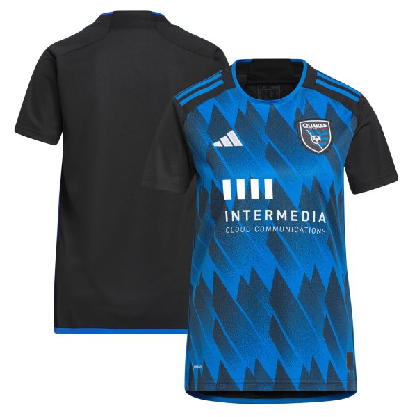 women8217s san jose earthquakes adidas blue 2023 active fault jersey replica jersey | San Jose Earthquakes Hats, Jerseys & MLS Apparel