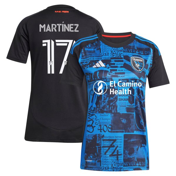 women8217s san jose earthquakes josef martinez adidas black 2025 headliner replica player jersey | San Jose Earthquakes Hats, Jerseys & MLS Apparel