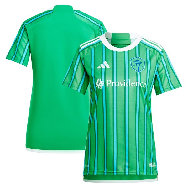 women8217s seattle sounders fc adidas green 2024 the anniversary kit replica jersey | San Jose Earthquakes Hats, Jerseys & MLS Apparel