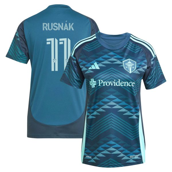 women8217s seattle sounders fc albert rusnak adidas blue 2025 the salish sea kit replica player jersey | San Jose Earthquakes Hats, Jerseys & MLS Apparel