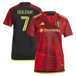 women8217s seattle sounders fc cristian roldan adidas red 2024 the bruce lee kit replica player jersey | San Jose Earthquakes Hats, Jerseys & MLS Apparel