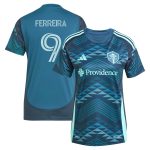 women8217s seattle sounders fc jesus ferreira adidas blue 2025 the salish sea kit replica player jersey | San Jose Earthquakes Hats, Jerseys & MLS Apparel