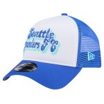 women8217s seattle sounders fc new era whiteblue throwback a-frame trucker 9forty snapback hat | San Jose Earthquakes Hats, Jerseys & MLS Apparel