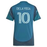 women8217s seattle sounders fc pedro de la vega adidas blue 2025 the salish sea kit replica player jersey | San Jose Earthquakes Hats, Jerseys & MLS Apparel