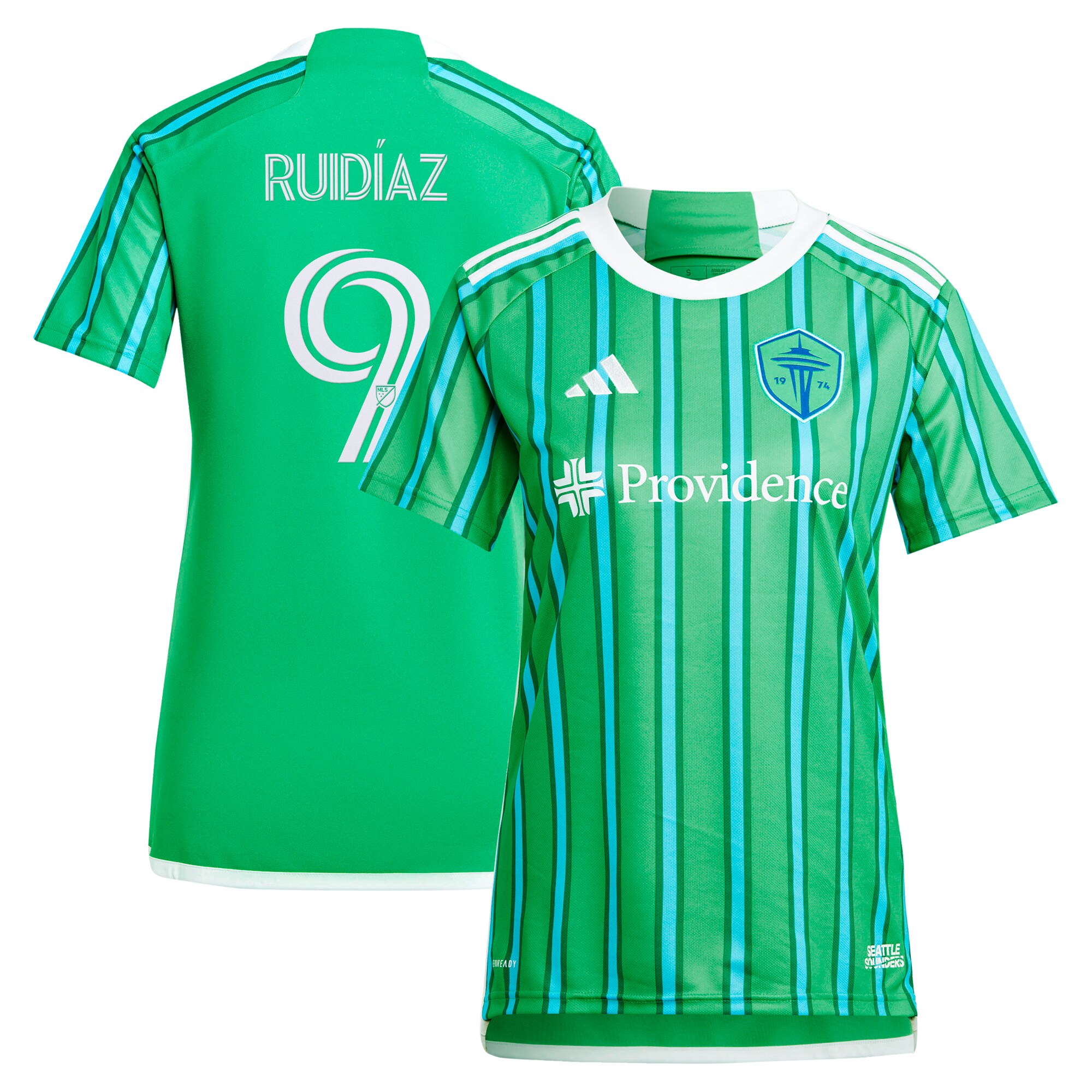 women8217s seattle sounders fc raul ruidiaz adidas green 2024 the anniversary kit replica player jersey | San Jose Earthquakes Hats, Jerseys & MLS Apparel