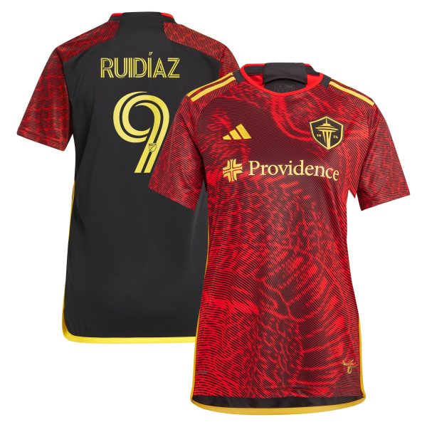 women8217s seattle sounders fc raul ruidiaz adidas red 2024 the bruce lee kit replica player jersey | San Jose Earthquakes Hats, Jerseys & MLS Apparel