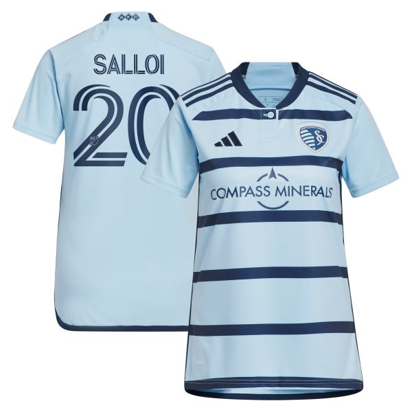 women8217s sporting kansas city daniel salloi adidas light blue 2023 hoops 4.0 replica player jersey | San Jose Earthquakes Hats, Jerseys & MLS Apparel