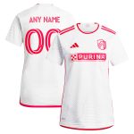 women8217s st. louis city sc adidas white 2024 the confluence kit replica custom jersey | San Jose Earthquakes Hats, Jerseys & MLS Apparel