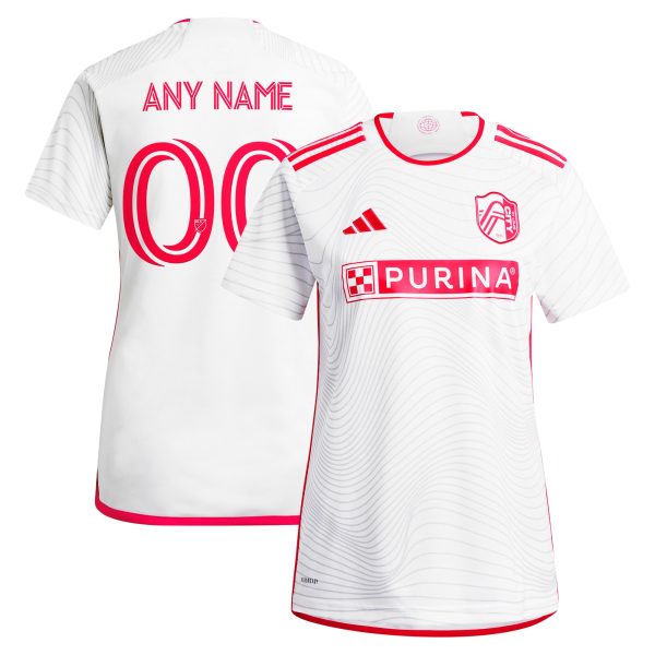 women8217s st. louis city sc adidas white 2024 the confluence kit replica custom jersey | San Jose Earthquakes Hats, Jerseys & MLS Apparel