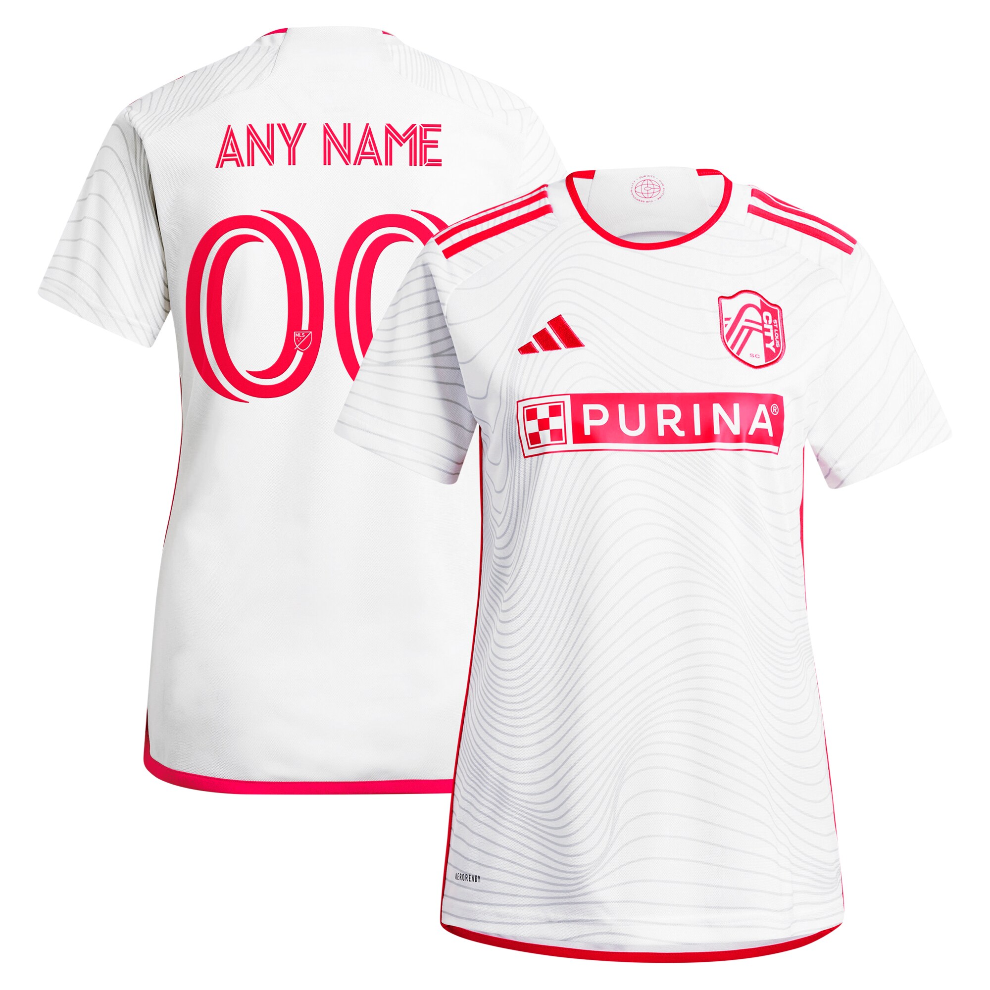 women8217s st. louis city sc adidas white 2024 the confluence kit replica custom jersey | San Jose Earthquakes Hats, Jerseys & MLS Apparel