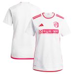women8217s st. louis city sc adidas white 2024 the confluence kit replica jersey | San Jose Earthquakes Hats, Jerseys & MLS Apparel