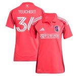 women8217s st. louis city sc cedric teuchert adidas pink 2025 forever city red replica player jersey | San Jose Earthquakes Hats, Jerseys & MLS Apparel