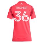 women8217s st. louis city sc cedric teuchert adidas pink 2025 forever city red replica player jersey | San Jose Earthquakes Hats, Jerseys & MLS Apparel