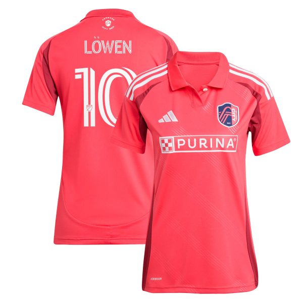 women8217s st. louis city sc eduard löwen adidas red 2025 forever city red replica player jersey | San Jose Earthquakes Hats, Jerseys & MLS Apparel