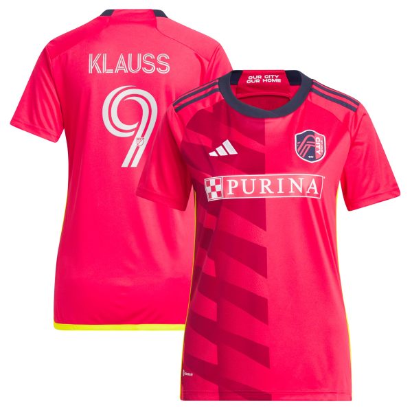 women8217s st. louis city sc joão klauss adidas red 2023 city kit replica jersey | San Jose Earthquakes Hats, Jerseys & MLS Apparel
