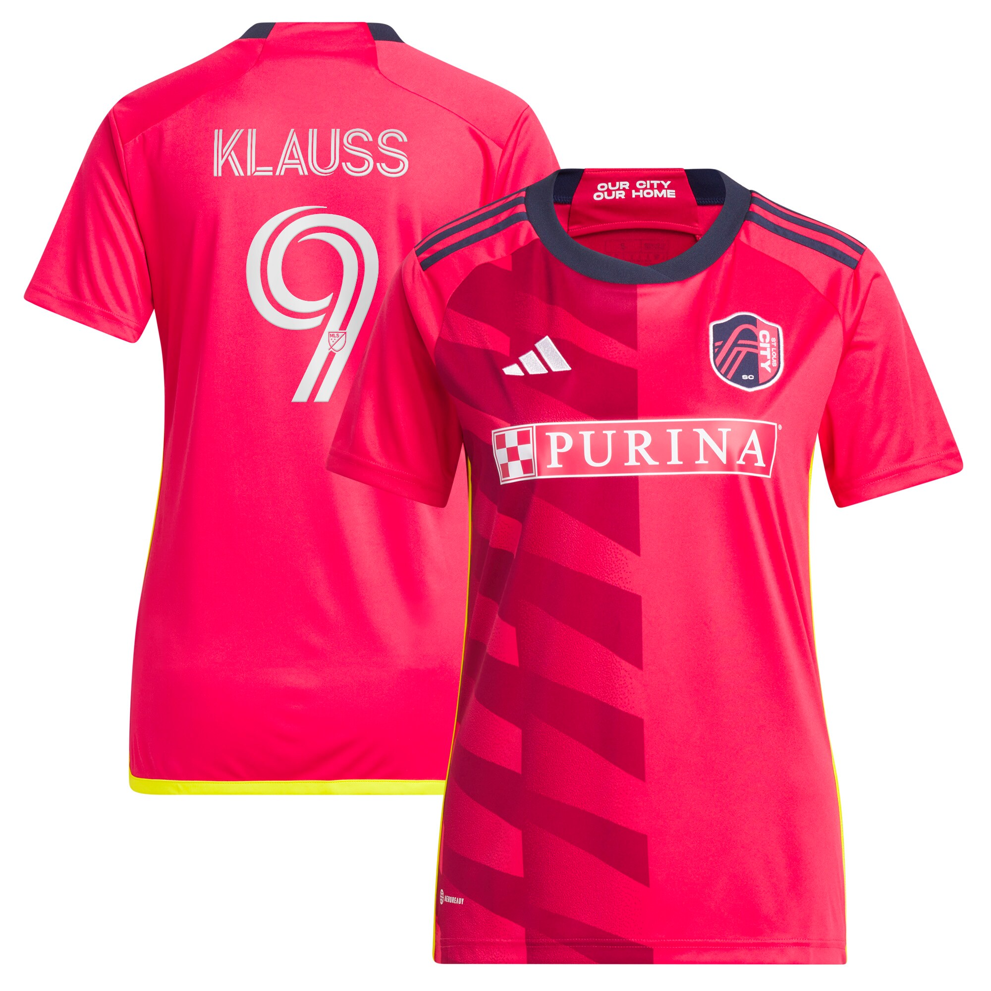 women8217s st. louis city sc joão klauss adidas red 2023 city kit replica jersey | San Jose Earthquakes Hats, Jerseys & MLS Apparel