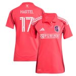 women8217s st. louis city sc marcel hartel adidas red 2025 forever city red replica player jersey | San Jose Earthquakes Hats, Jerseys & MLS Apparel
