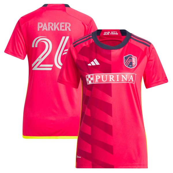 women8217s st. louis city sc tim parker adidas red 2023 city kit replica jersey | San Jose Earthquakes Hats, Jerseys & MLS Apparel