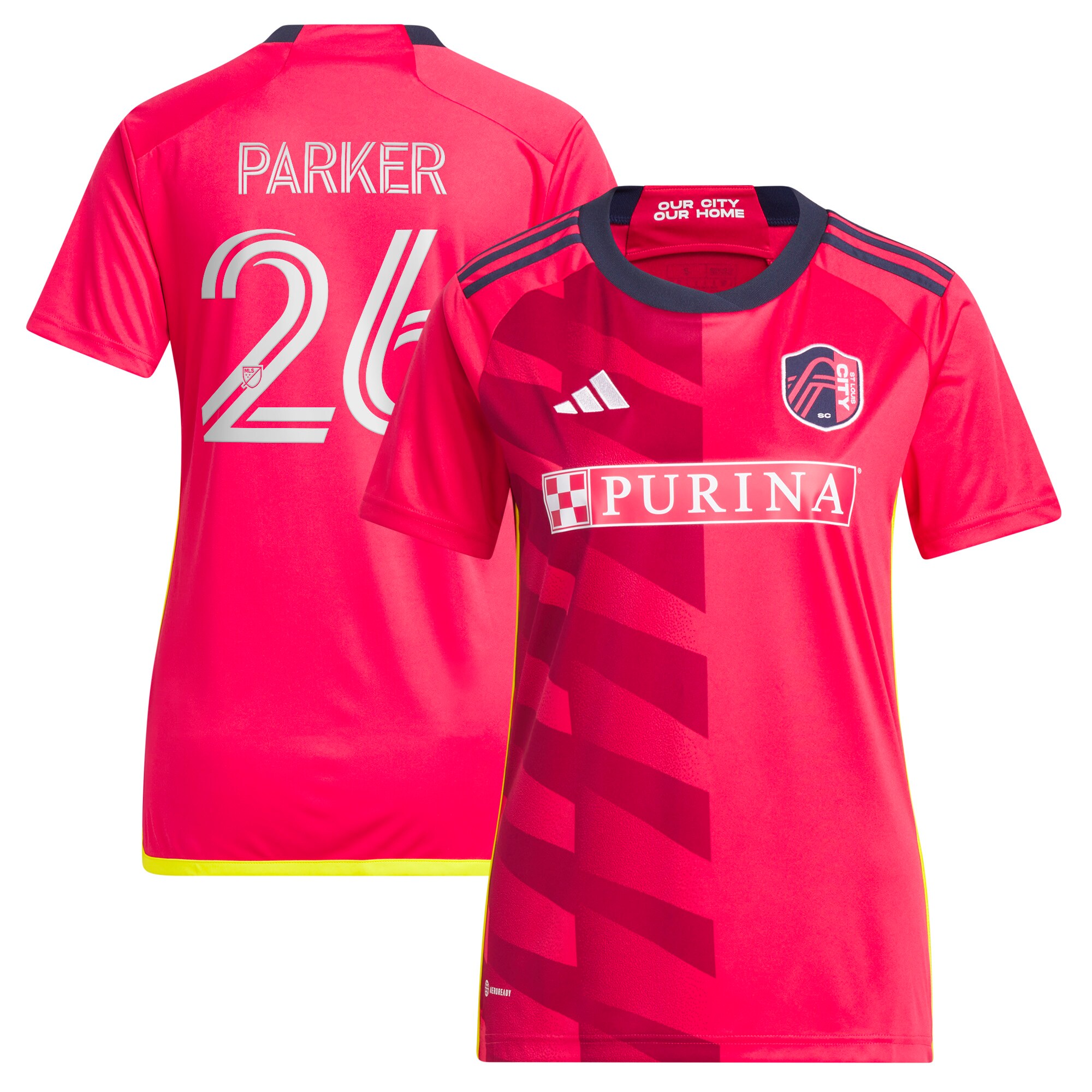 women8217s st. louis city sc tim parker adidas red 2023 city kit replica jersey | San Jose Earthquakes Hats, Jerseys & MLS Apparel