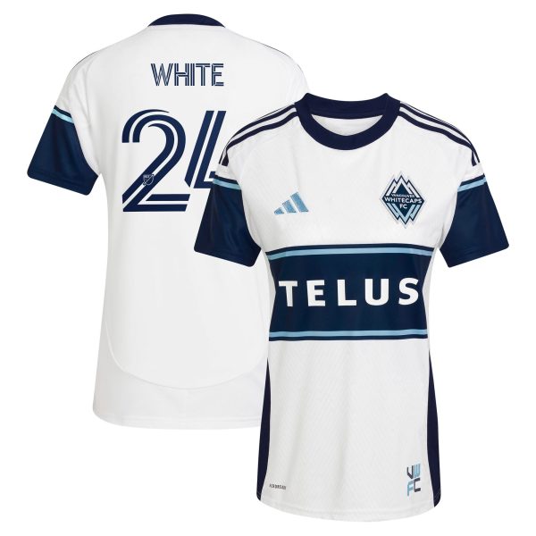 women8217s vancouver whitecaps fc brian white adidas white 2025 the peak replica player jersey | San Jose Earthquakes Hats, Jerseys & MLS Apparel