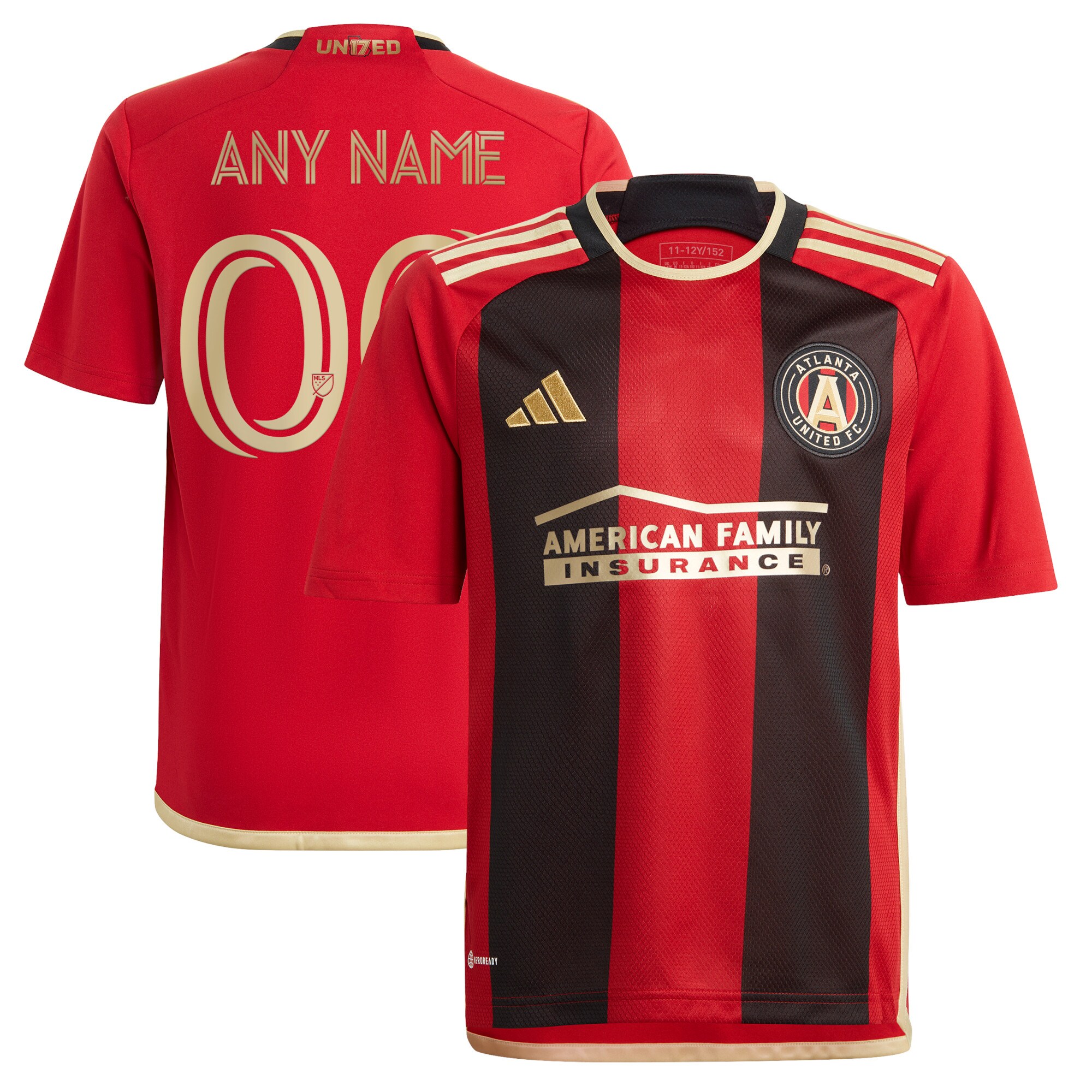 youth atlanta united fc adidas black 2023 the 17s8217 kit replica custom jersey | San Jose Earthquakes Hats, Jerseys & MLS Apparel
