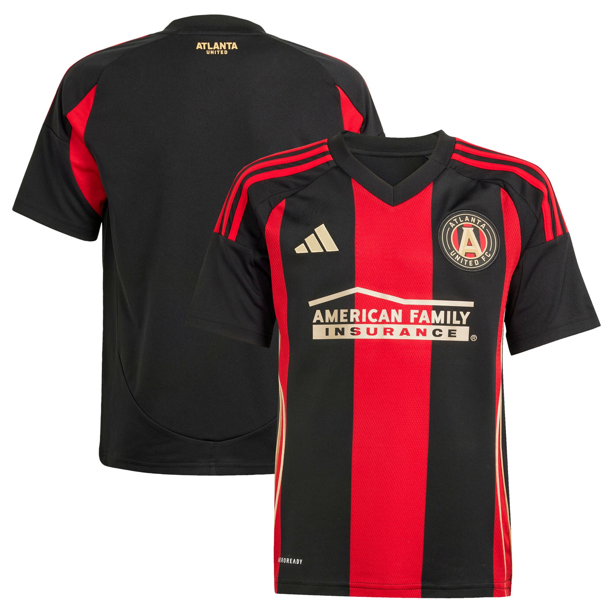 youth atlanta united fc adidas black 2025 the connector replica jersey | San Jose Earthquakes Hats, Jerseys & MLS Apparel