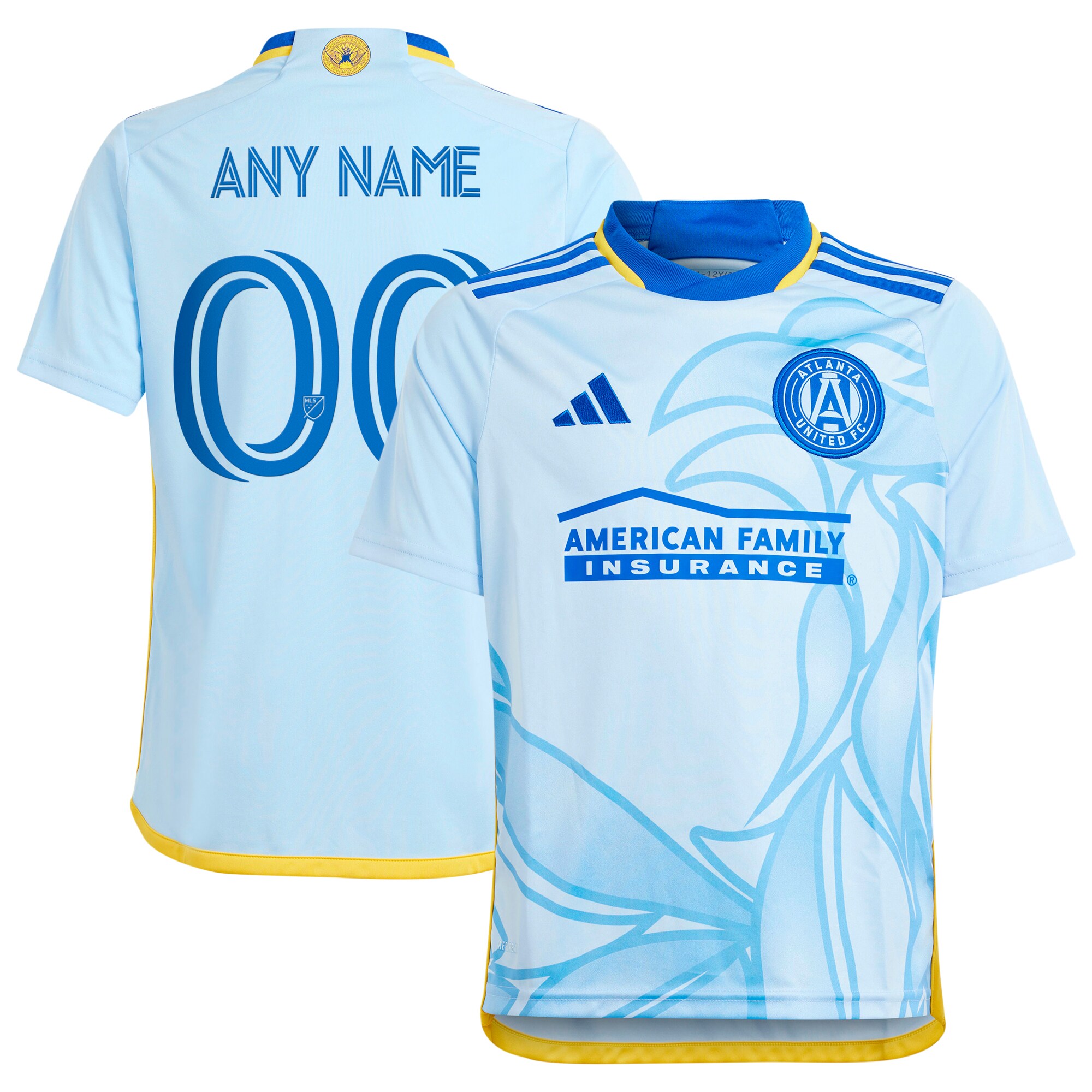 youth atlanta united fc adidas light blue 2024 the resurgens kit replica custom jersey | San Jose Earthquakes Hats, Jerseys & MLS Apparel