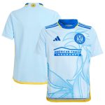 youth atlanta united fc adidas light blue 2024 the resurgens kit replica jersey | San Jose Earthquakes Hats, Jerseys & MLS Apparel