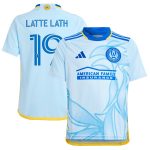 youth atlanta united fc emmanuel latte lath adidas light blue 2024 the resurgens kit replica player jersey | San Jose Earthquakes Hats, Jerseys & MLS Apparel