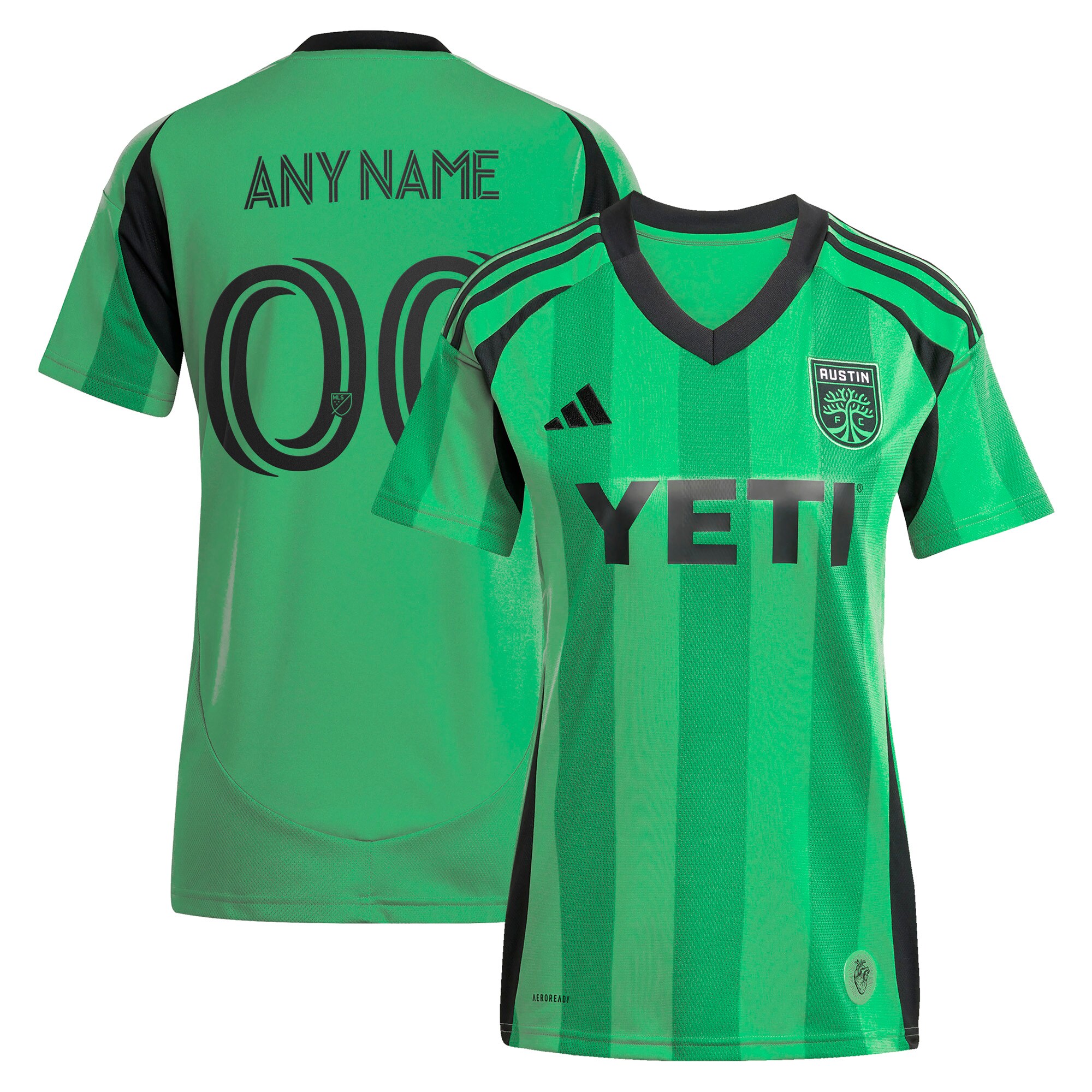 youth austin fc adidas green 2025 the heartbeat kit replica custom jersey | San Jose Earthquakes Hats, Jerseys & MLS Apparel